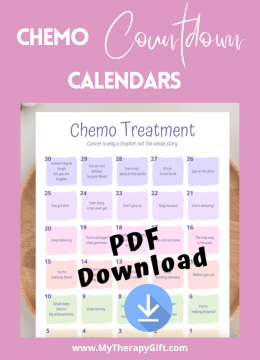 Easy and Beautiful Chemo Countdown Calendars for Cancer Patients