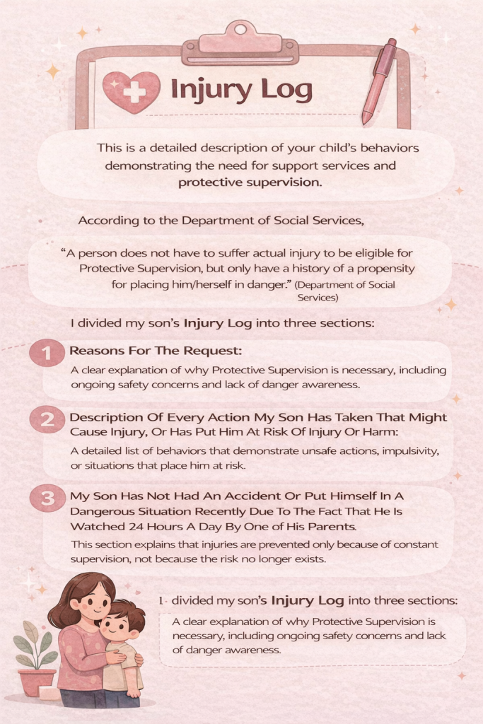 IHSS injury log how to do it